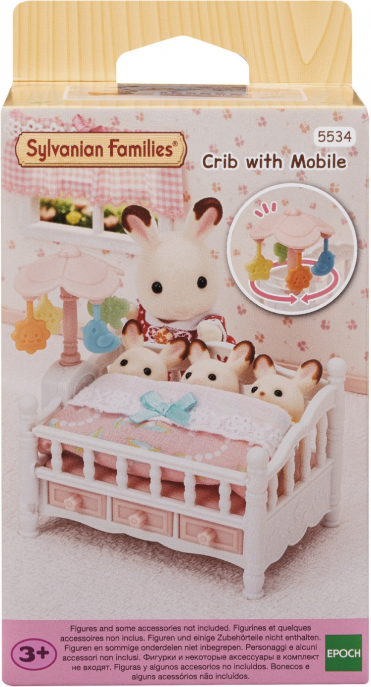 Sylvanian Families Babybedje met mobiel