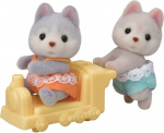 Sylvanian Families Husky tweeling