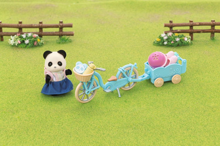 Sylvanian Families Fiets en schaatsen speelset