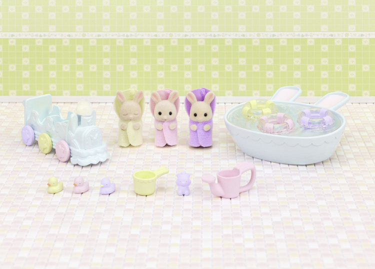 Sylvanian Families Badtoilet voor drieling