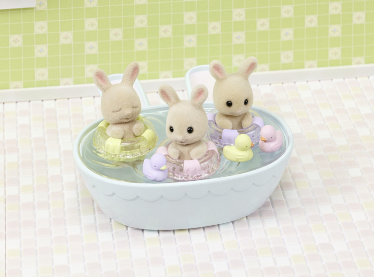Sylvanian Families Badtoilet voor drieling