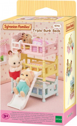 Sylvanian Families Drievoudig stapelbed met glijbaan