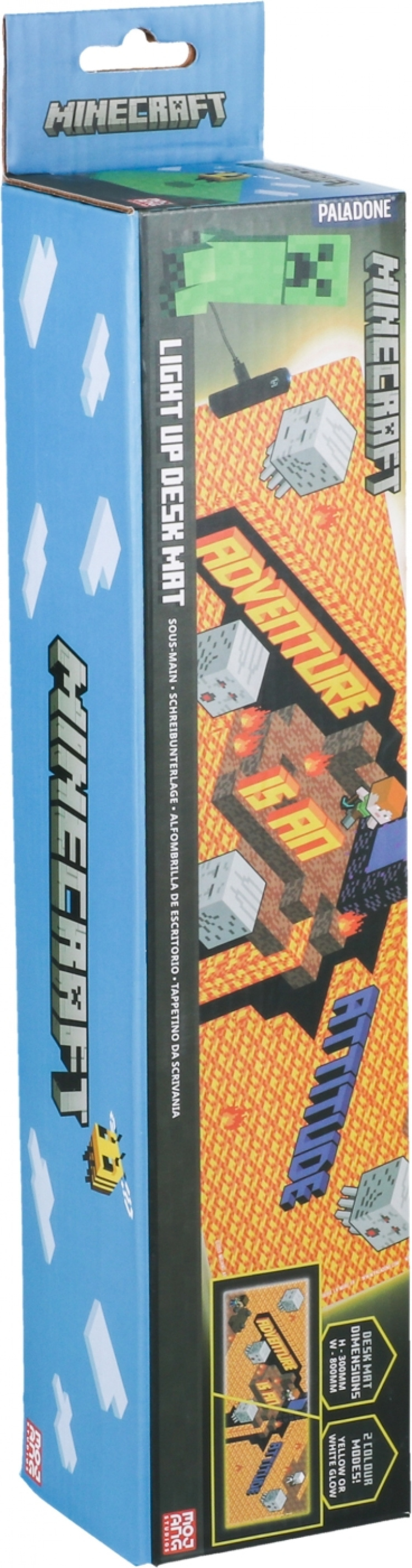 Paladone Minecraft verlichte muismat, 800 x 300 mm