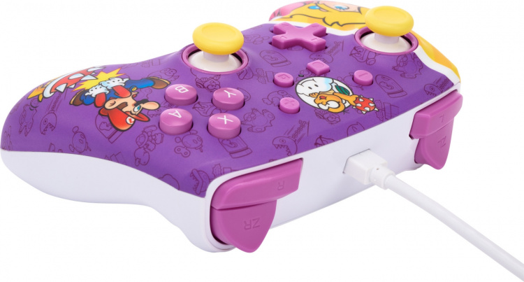 PowerA Verbeterde bedrade controller, Princess Peach Battle, Switch PowerA Verbeterde bedrade controller, Princess Peach Battle, Switch