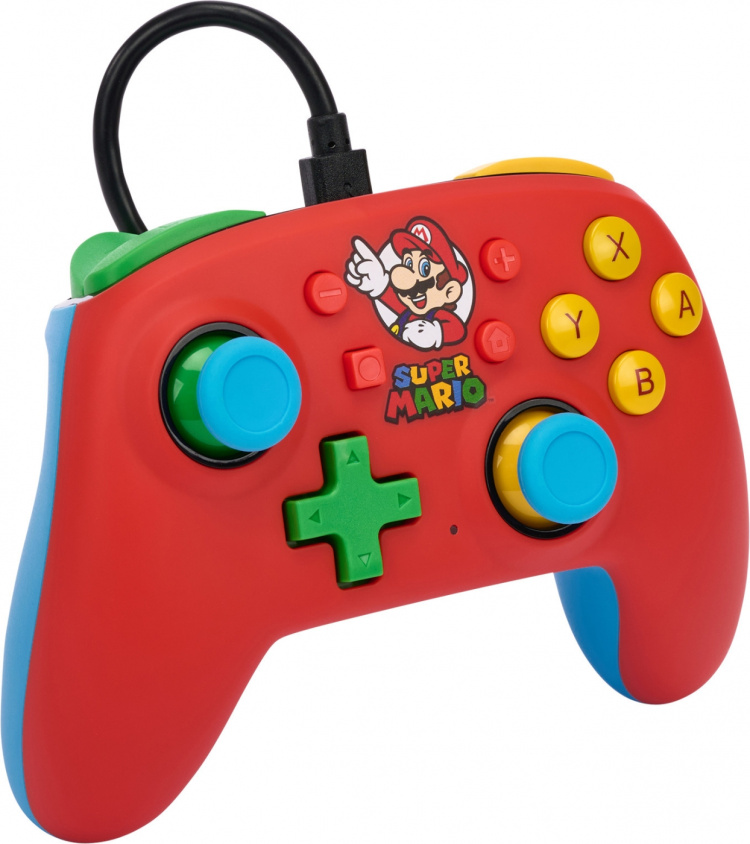 PowerA Nano Bedrade Controller, Mario Medley, Switch PowerA Nano Bedrade Controller, Mario Medley, Switch