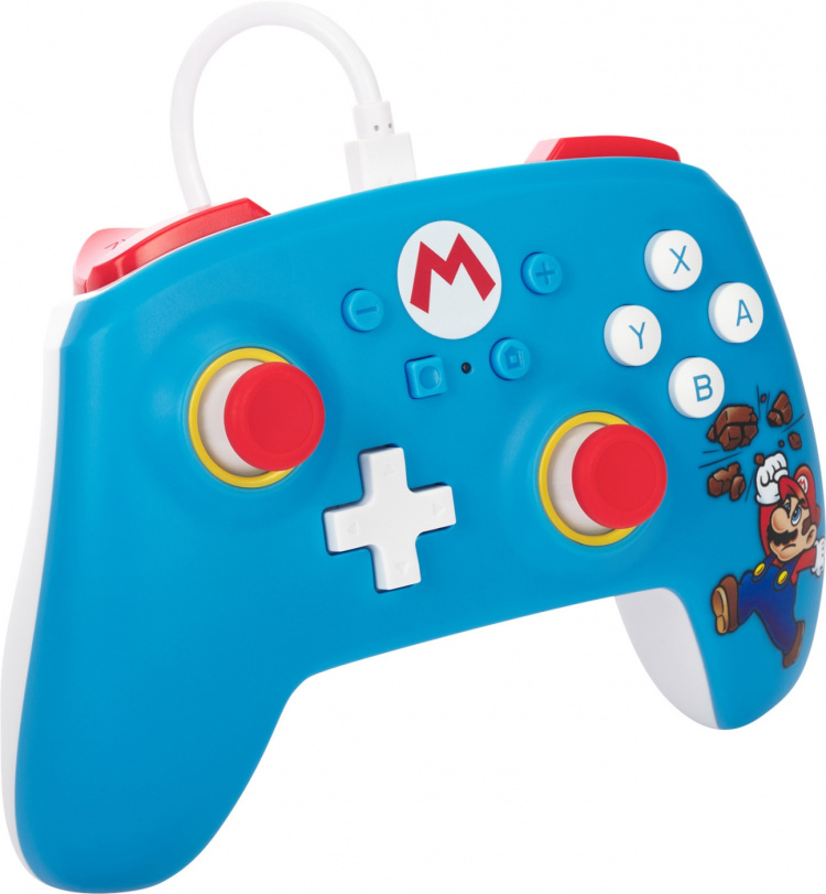 PowerA Bedrade Controller, Steenbreekster Mario, Switch