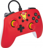 PowerA Bedrade controller, lachende Pikachu, Switch PowerA Bedrade controller, lachende Pikachu, Switch