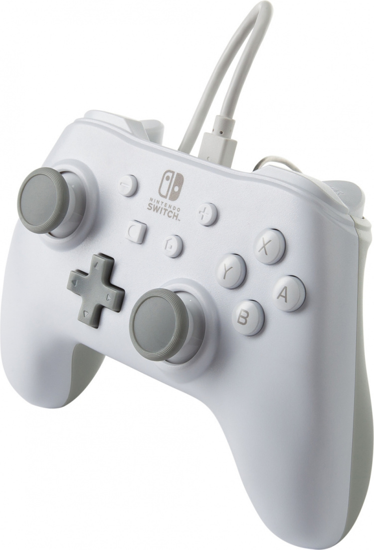 PowerA Bedrade controller, wit, Switch PowerA Bedrade controller, wit, Switch