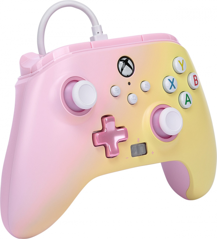PowerA Verbeterde bedrade controller, roze limonade, Xbox