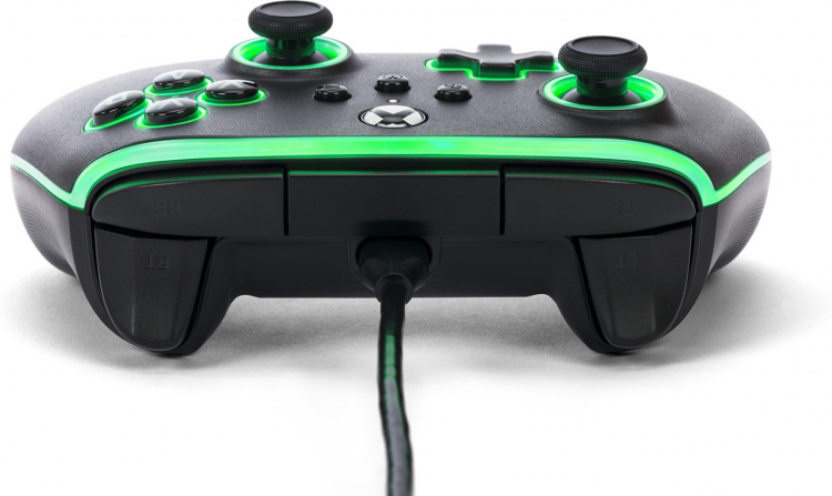 PowerA Lumectra Advantage bedrade controller, zwart + RGB LED-lint, Xbox / PC PowerA Lumectra Advantage bedrade controller, zwart + RGB LED-lint, Xbox / PC