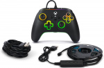 PowerA Lumectra Advantage bedrade controller, zwart + RGB LED-lint, Xbox / PC PowerA Lumectra Advantage bedrade controller, zwart + RGB LED-lint, Xbox / PC