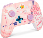 PowerA Verbeterde draadloze controller, Princess Peach Plaid, Switch PowerA Verbeterde draadloze controller, Princess Peach Plaid, Switch