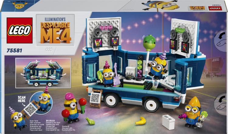 LEGO Minions 75581 - Kätyria\'s muziekfestivalbus