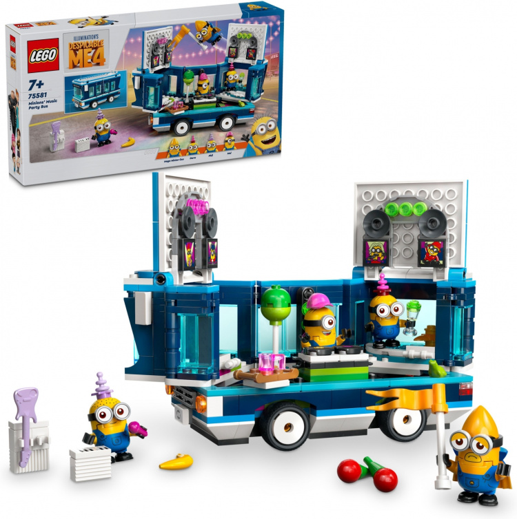 LEGO Minions 75581 - Kätyria\'s muziekfestivalbus