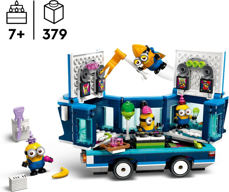 LEGO Minions 75581 - Kätyria\'s muziekfestivalbus
