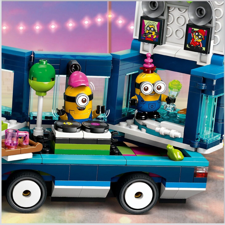 LEGO Minions 75581 - Kätyria\'s muziekfestivalbus