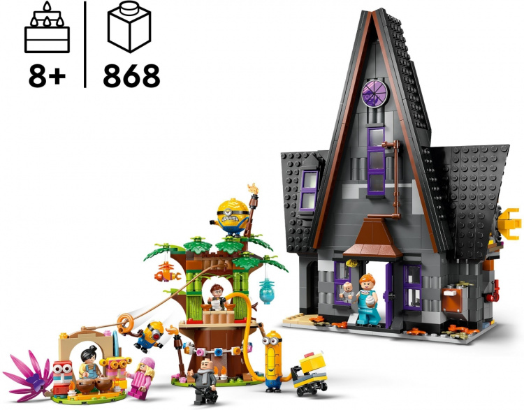 LEGO Minions 75583 - Huis van tante en Gru