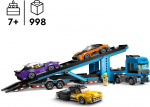 LEGO City Grote Voertuigen 60408 - Sportwagen transporter