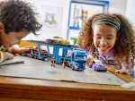 LEGO City Grote Voertuigen 60408 - Sportwagen transporter