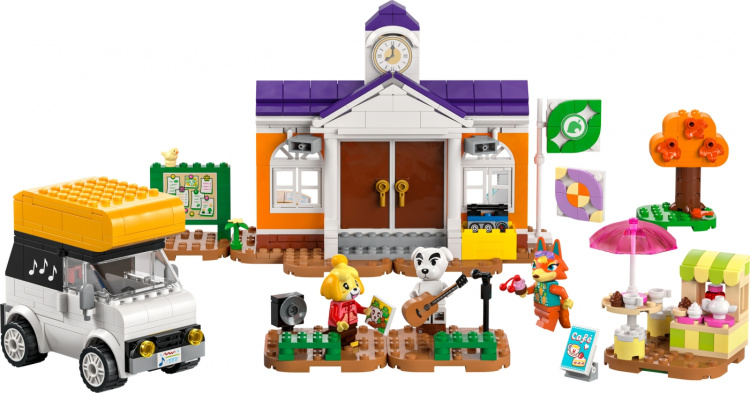 LEGO ® Animal Crossing™ 77052 - K.K.\'s concert op het plein LEGO ® Animal Crossing™ 77052 - K.K.\'s concert op het plein