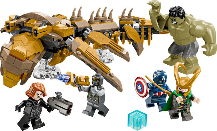 LEGO Superhelden Marvel 76290 - De Avengers vs. Leviathan