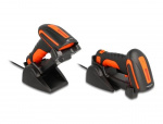 DeLOCK Industrial Barcode Scanner 1D and 2D incl charging station