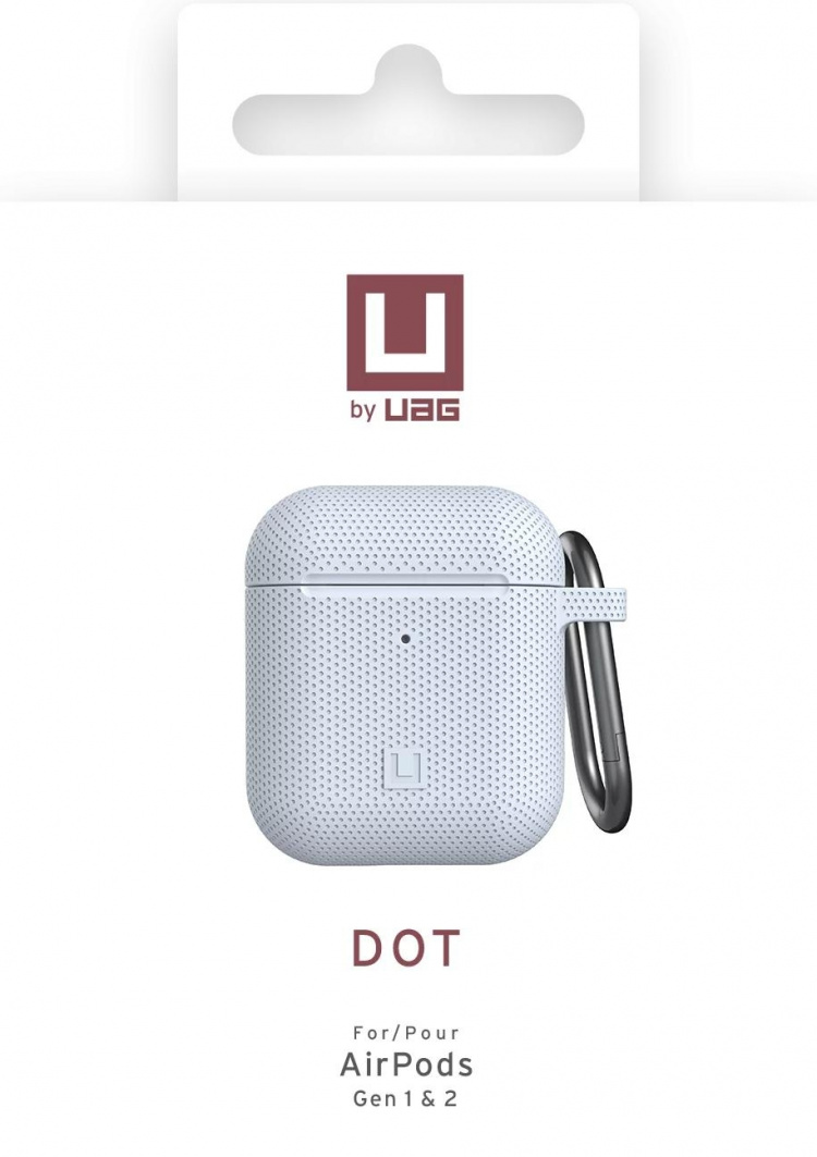 U by UAG Apple Airpods U DOT Case, Soft Blue
