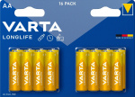 Varta Longlife AA 16 Pack (Ch)