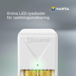 Varta Mini Charger, includes 2x AA 2100 mAh