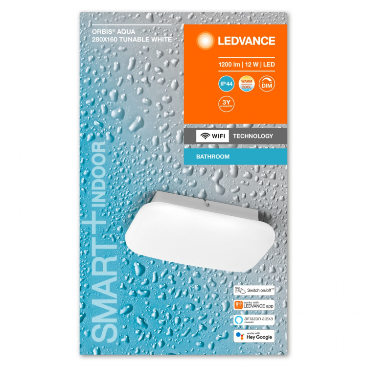 LEDVANCE SMART+ Wall Orbis Aqua 12W TW White P44 WiFi - C