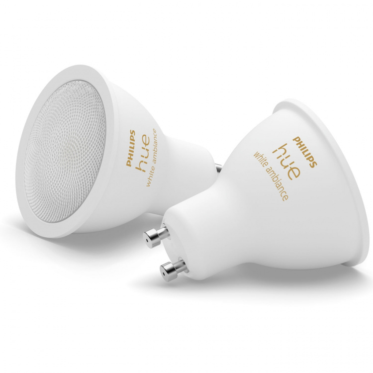 Philips Hue White Ambiance GU10 400lm 2-pak Philips Hue White Ambiance GU10 400lm 2-pak