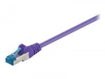 Goobay CAT 6a SFTP, PiMF 25cm nätverkskabel Lila
