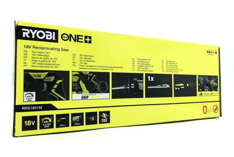 Ryobi One+ RRS1801M Jigsaw Without battery