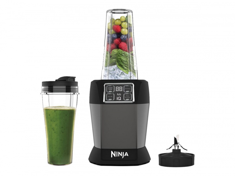 Ninja BN495EU Blender 2 Auto-iQ features black/silver
