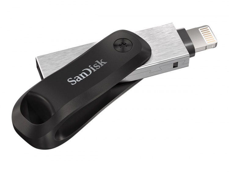 SanDisk iXpand Go 64GB USB 3.0 / Apple Lightning Black Silver