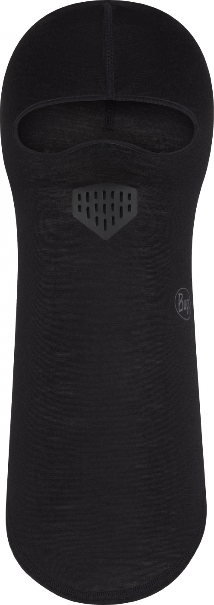 Buff Lw Merino Bivakmuts - merino capuchon, zwart