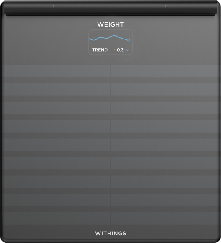 Withings Body Scan slimme weegschaal, zwart