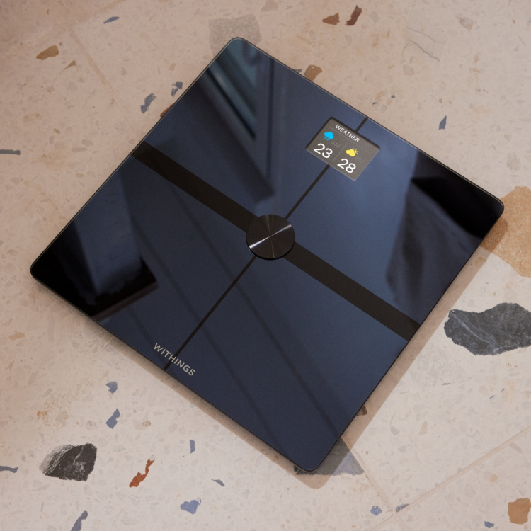 Withings Body Smart Zwarte weegschaal met wifi-verbinding