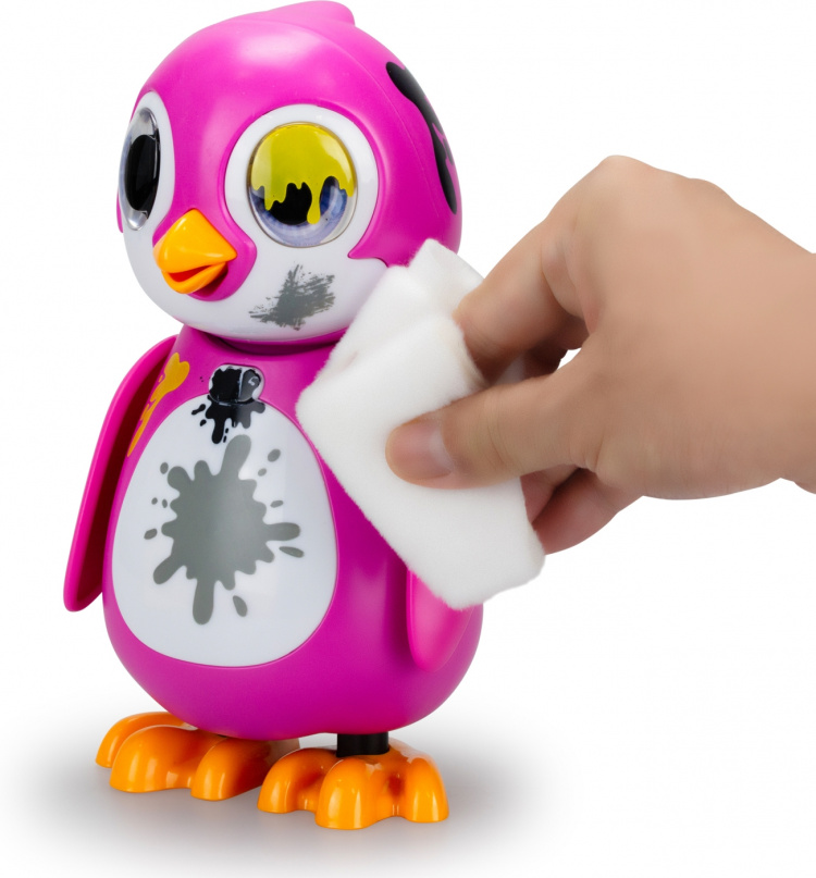 Silverlit Reddingspinguïn - Reppana Pinguïn - interactief huisdier, roze