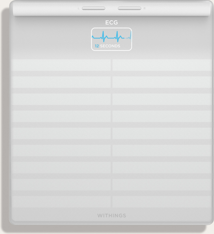 Withings Body Scan slimme weegschaal, wit