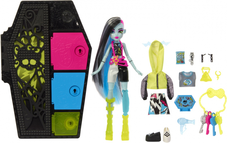 Monster High Skulltimate Secrets: Neon Frights Frankie - modepop