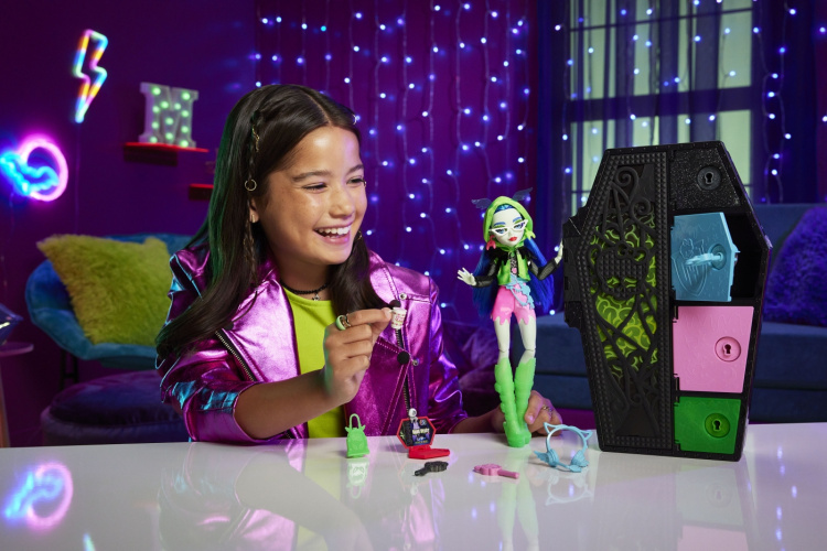 Monster High Skulltimate Secrets: Neon Frights Ghoulia - modepop