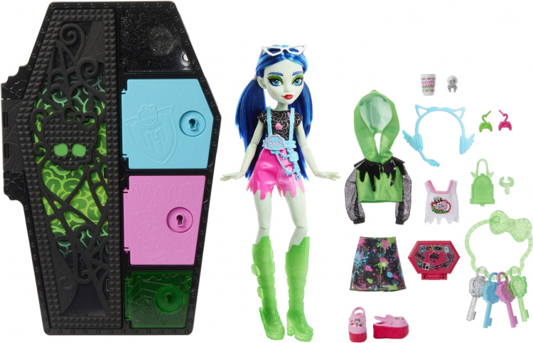 Monster High Skulltimate Secrets: Neon Frights Ghoulia - modepop