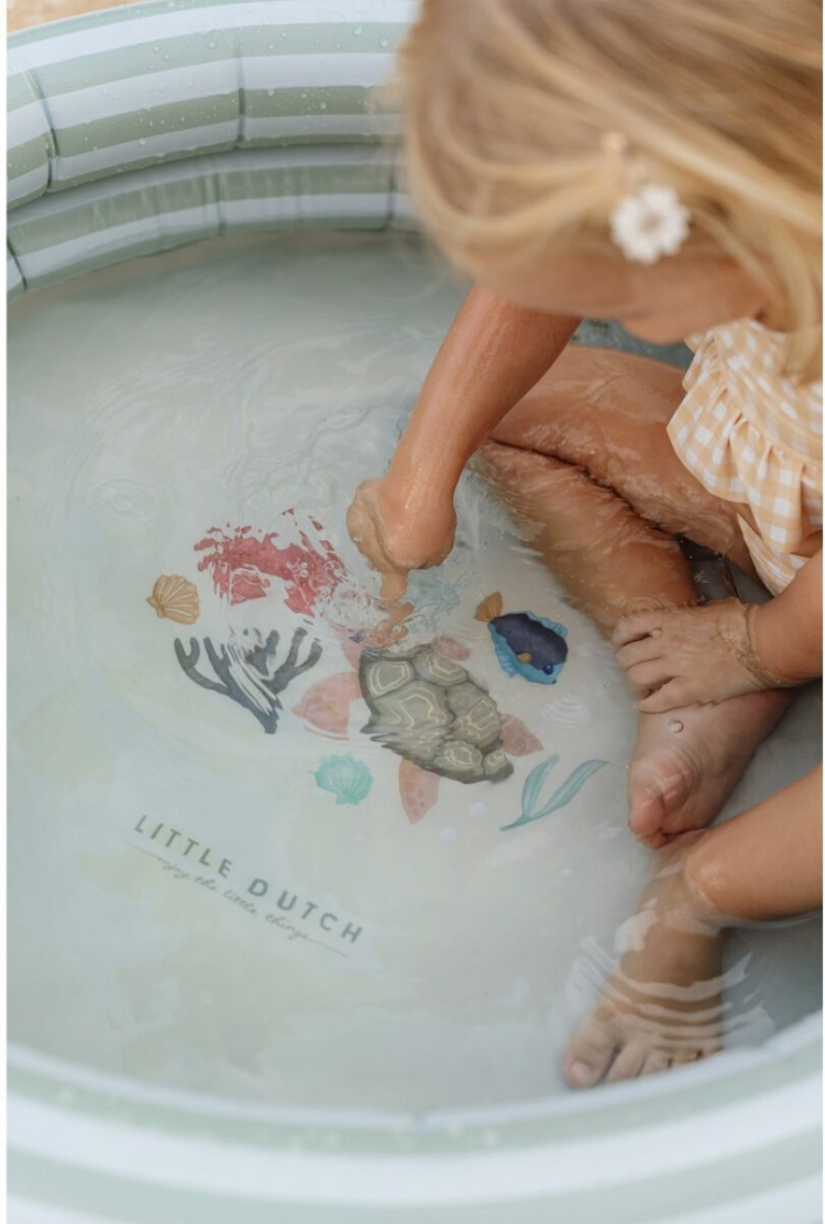 Little Dutch Fresh Greens zwembad, 80 cm, lichtgroen Little Dutch Fresh Greens zwembad, 80 cm, lichtgroen