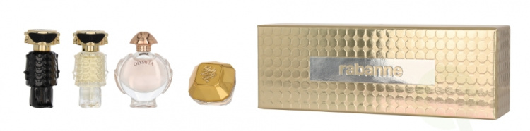 Paco Rabanne Feminine Set 19 ml Lady Million 5ml/Olympea 6ml/Fame Parfum 4ml/Fame Edp 4ml