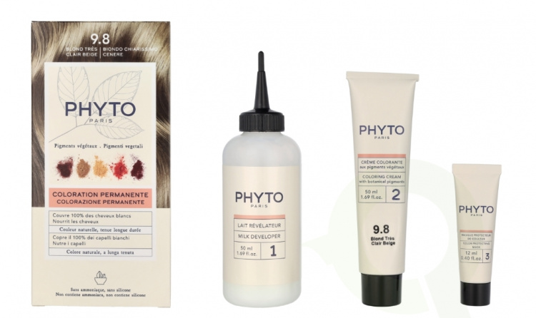 Phyto Phytocolor Permanent Color 112 ml #9.8 Very Fair Beige Blond