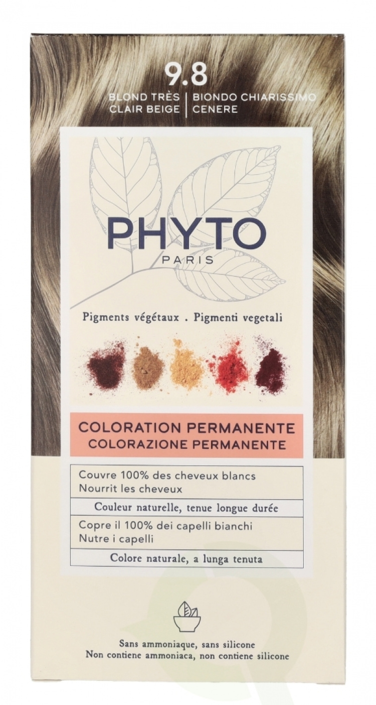 Phyto Phytocolor Permanent Color 112 ml #9.8 Very Fair Beige Blond