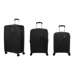 American Tourister Resväska Niteline Set 3 st Svart