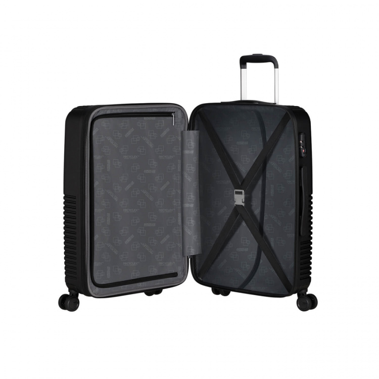 American Tourister Resväska Niteline Set 3 st Svart