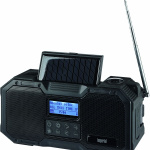 imperial DABMAN OR 1 Robuuste DAB+ / FM / Bluetooth Buitenradio / Zwengelradio Zwart